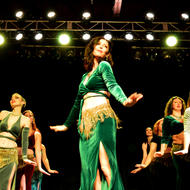 Raqs Sapphire, Studio Zahiya Intermediate student bellydance troupe member, Ramie Smith Thorstad 