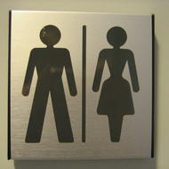 Gender Neutral Toilet Sign. Source: Wiki Commons