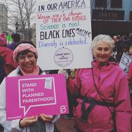 Women's March on Asheville. Credit: Ali McGhee