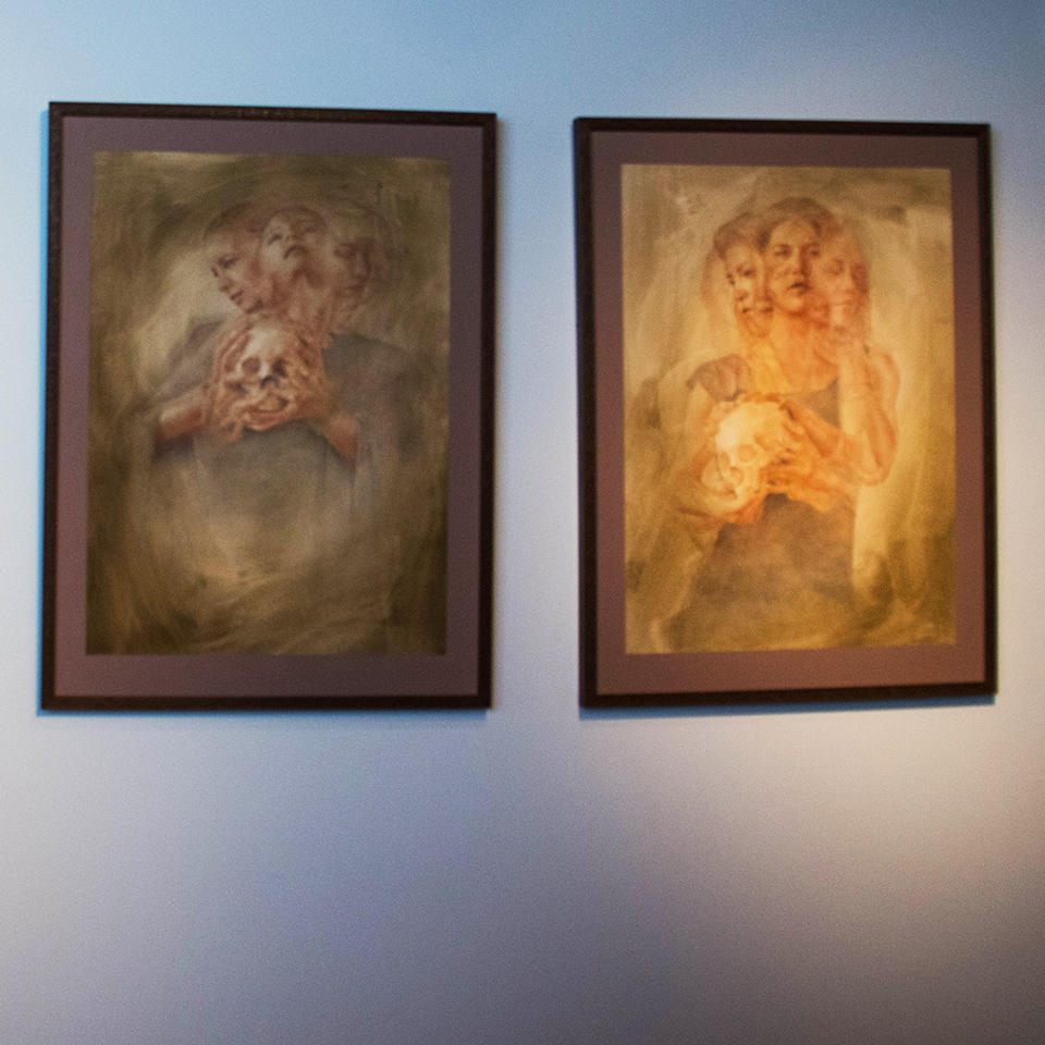 The art of Francesco Lombardo.  Photo: Erin Fowler