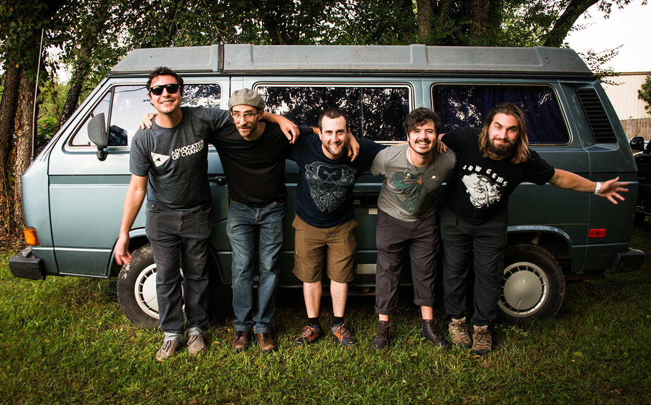 L to R: Billy Brouse, Rob McConnell, Mike Healy, Anthony Thogmartin, Sam Brouse. Photo: Erin Fowler