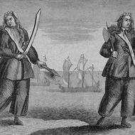 Anne Bonny and Mary Read, famous lady pirates